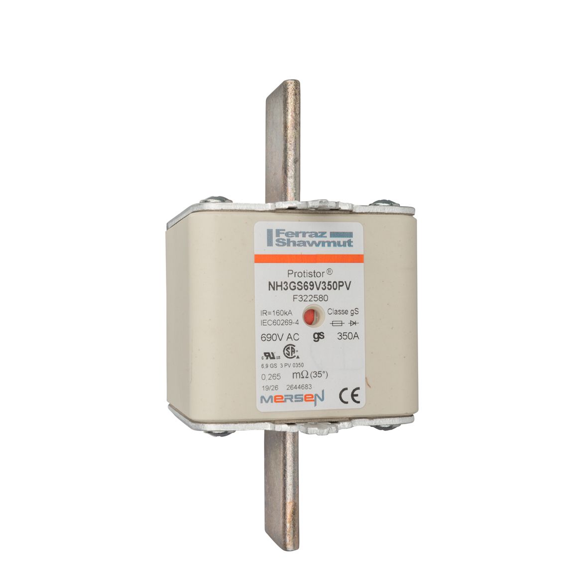 F322580 - Size 3 gS 690VAC gS 350 A 690VAC